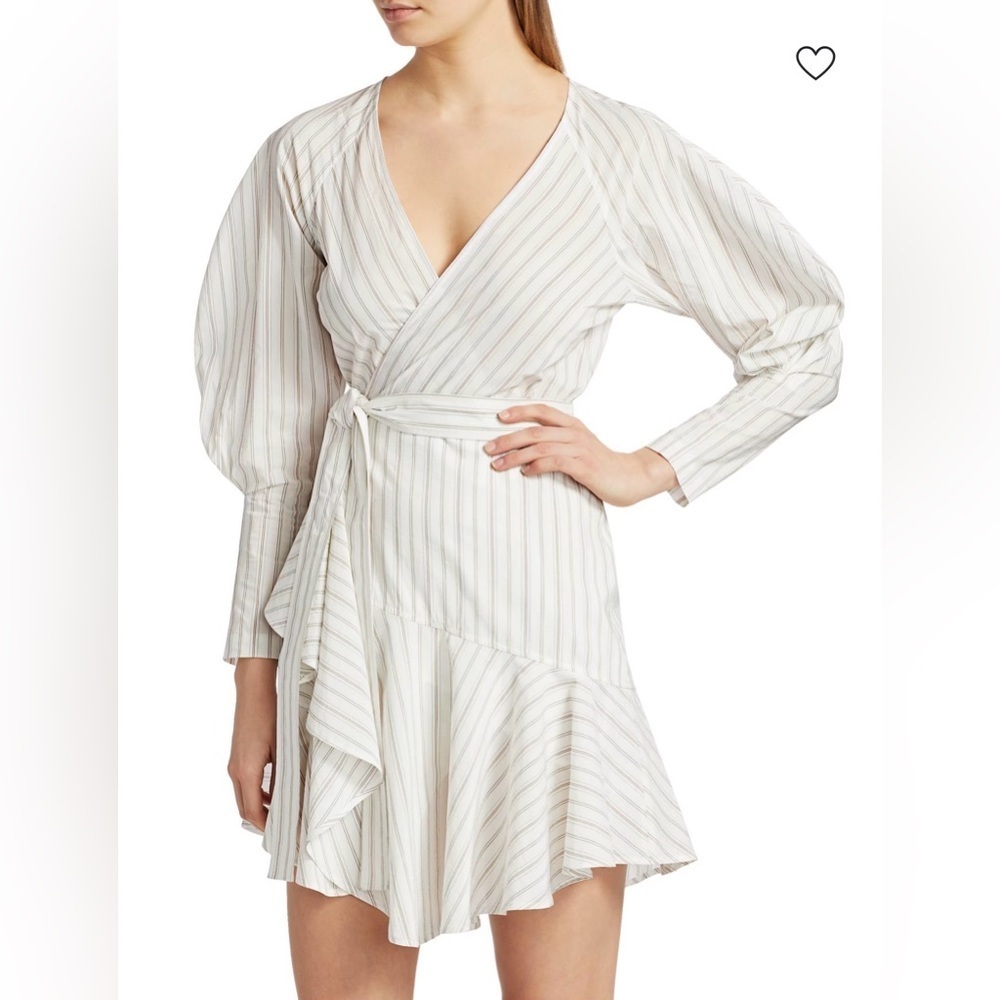 A.L.C. Luxury Lightweight Wrap Mini Dress Size 0 NWT
